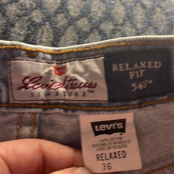 Vintage VTG Levi's Brown Tag 540 Relaxed Jean Shorts Jhorts Men's Size 36 - Picture 7 of 7